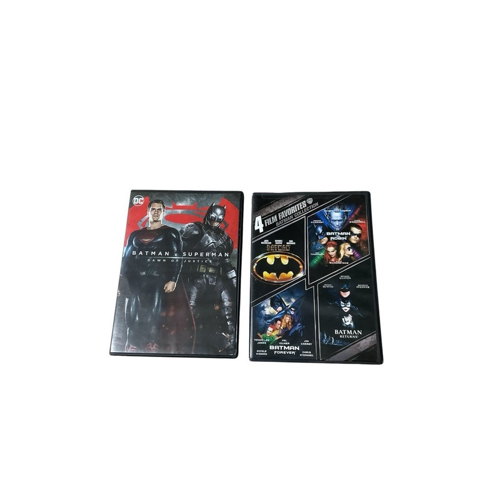 Batman v Superman Dawn of Justice + 4 Film Favorites Batman DVD Lot DC